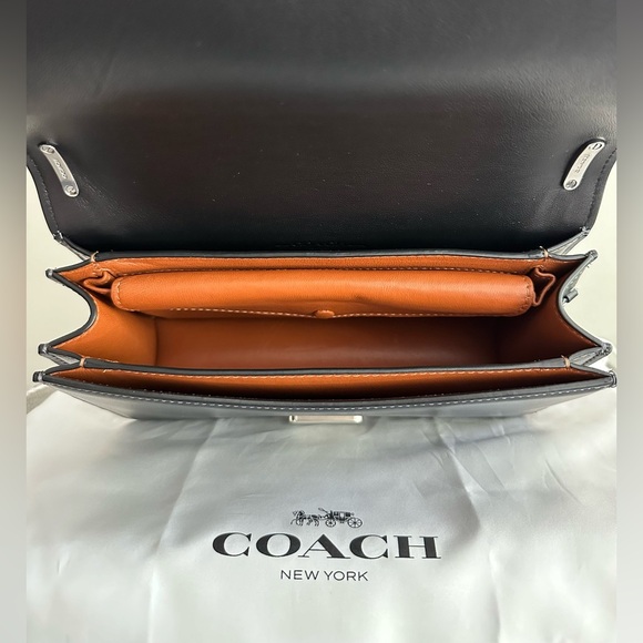 Coach Bandit Shoulder Bag Black w/ Silver Hardware - Picture 5 of 8